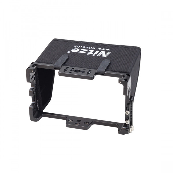 Nitze Monitor Cage with Sunhood for TVLogic F5A 5.5” - TP2-F5A