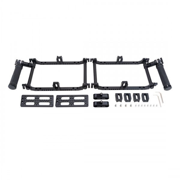 Nitze Dual Director’s Monitor Cage - JSQ-002TS