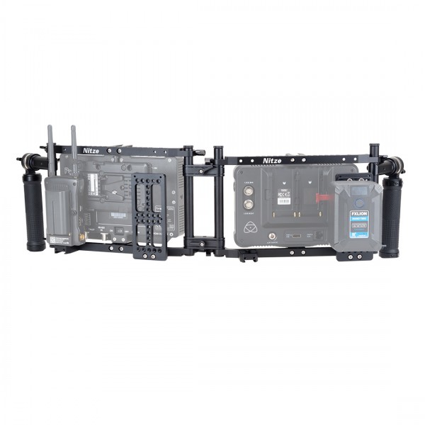 Nitze Dual Director’s Monitor Cage - JSQ-002TS
