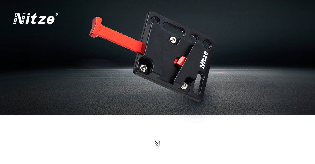 Nitze N21-D7 Mini V Mount Battery Plate with 15mm Rold Clamp