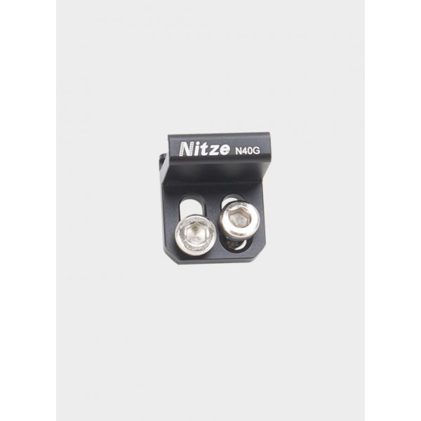 Nitze Cold Shoe Adapter with Two 1/4’’ Screws - N40G