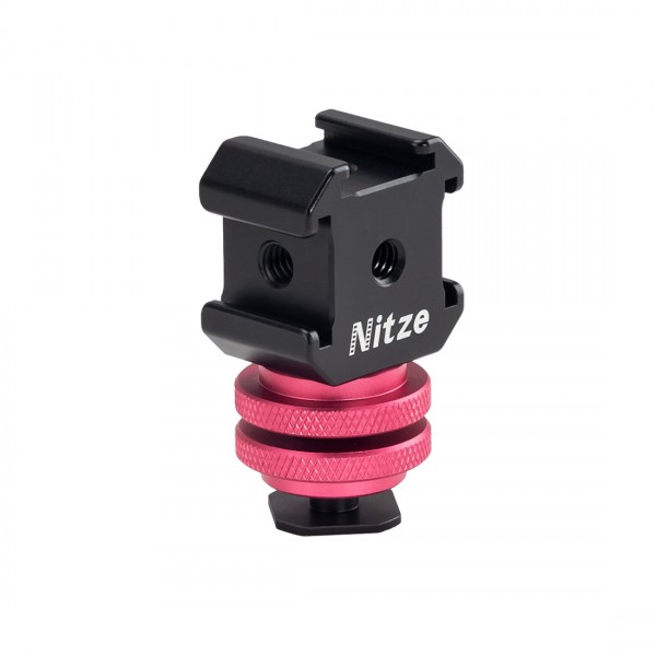 Nitze 3-side 360°Swivel Triple Cold Shoe Mount - N45
