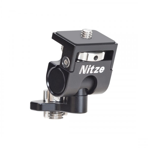 Nitze Elf Series Monitor Holder (3/8"-16 Arri Locating Pins to 1/4"-20 Screw) - N54-F4