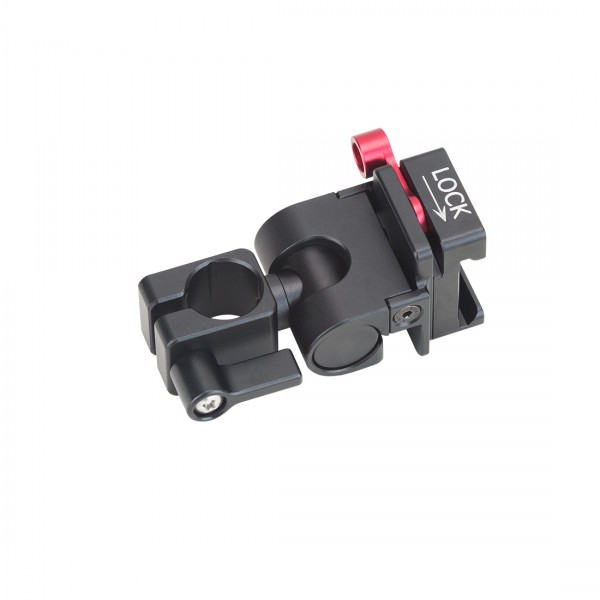 Nitze Elf Series Monitor Holder (Rod Clamp to QR NATO Clamp) - N54-H3