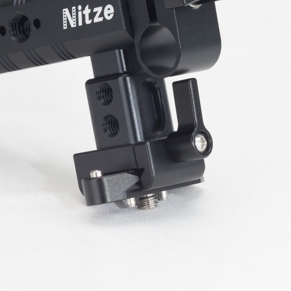 Nitze NATO Rail with 1/4" Screw and ARRI Locating Pins N49-D1/4