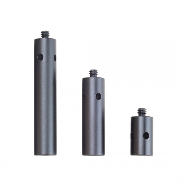 Nitze 15mm Aluminum Alloy Rod Kit (1”/2”/3”) with 1/4” Thread - R15-1/4-KIT