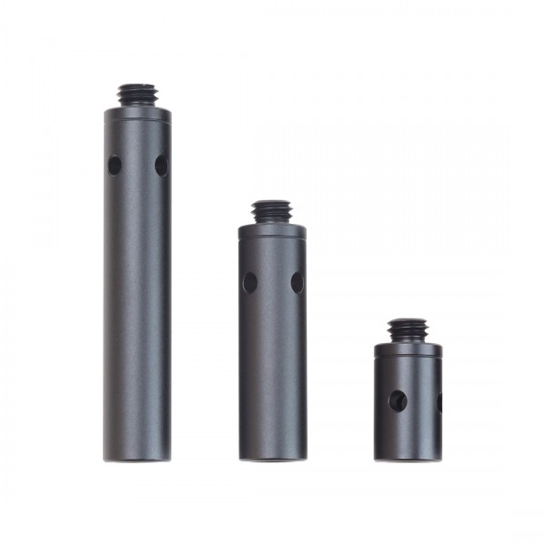 Nitze 15mm Aluminum Alloy Rod Kit (1”/2”/3”) with 3/8” Thread - R15-3/8-KIT
