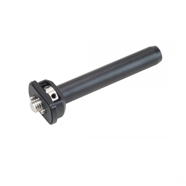 Nitze 15mm Aluminum Rod with 3/8’’-16 Screw and ARRI Locating Pins (100 mm/4’’) - R15-8A100