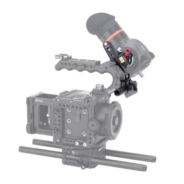 Nitze EVF Mount with NATO Rail and ARRI Rosette - EVF-K03